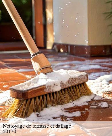 Nettoyage de terrasse et dallage   sacey-50170 Capello Elagage